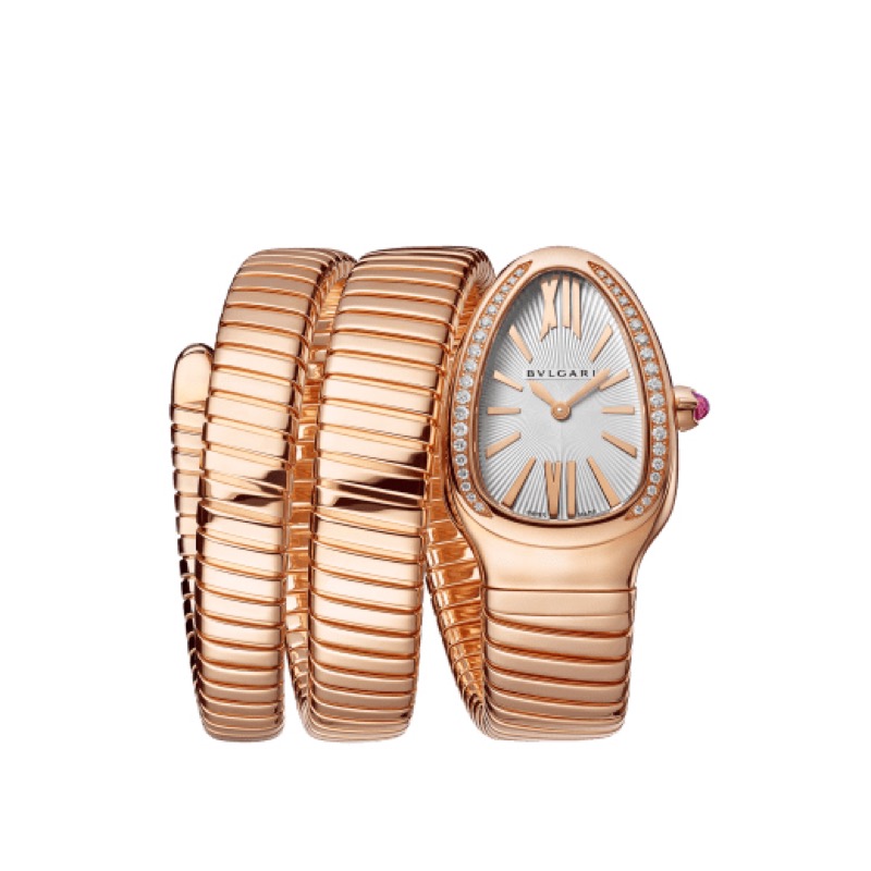 Bvlgari Serpenti Rose/Blanc Serti
