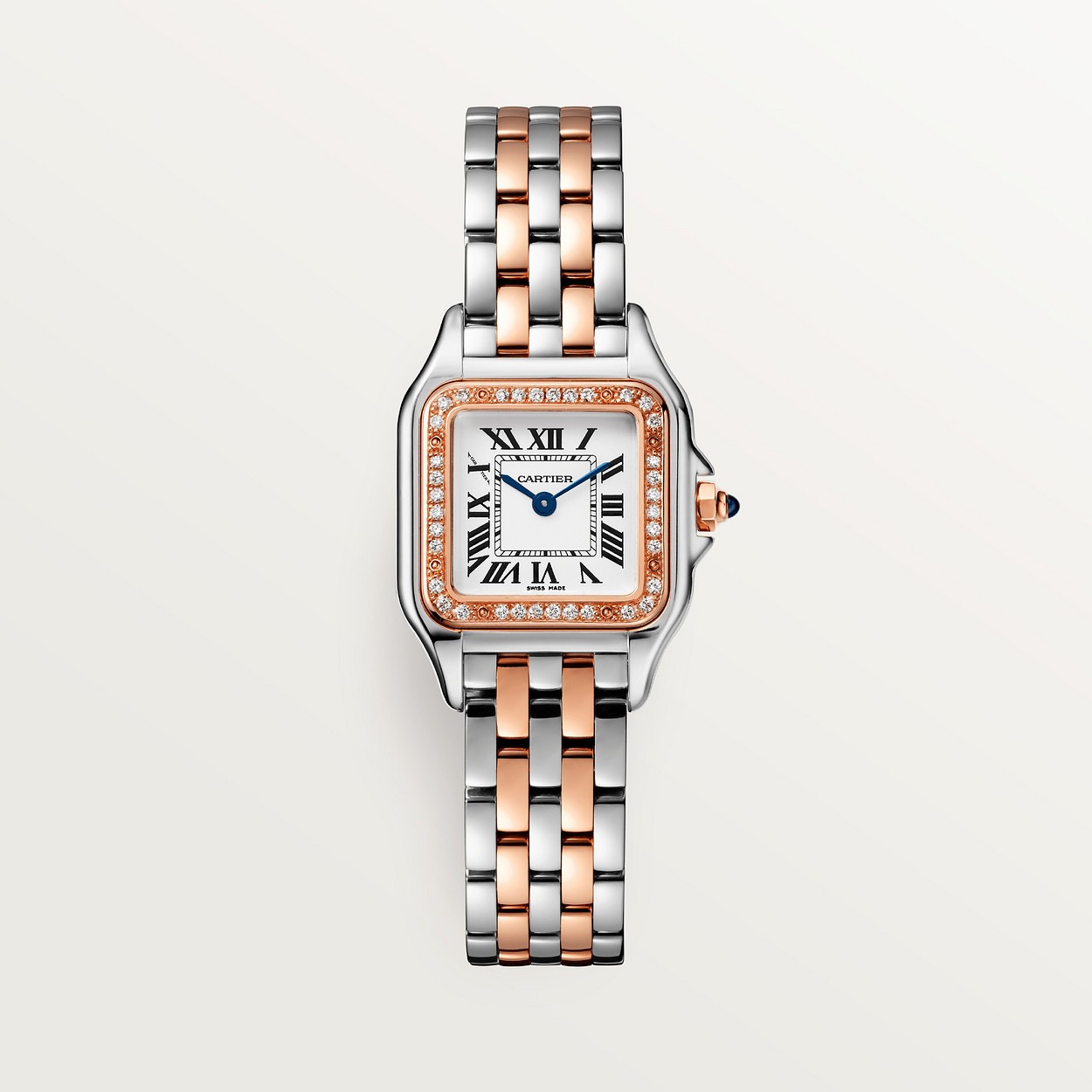 Panthère Sertie-Rose/Gris 22mm